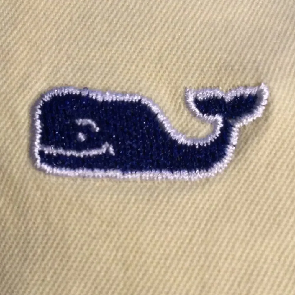 Vineyard Vines Yellow Bermuda Whale Critter shorts 18